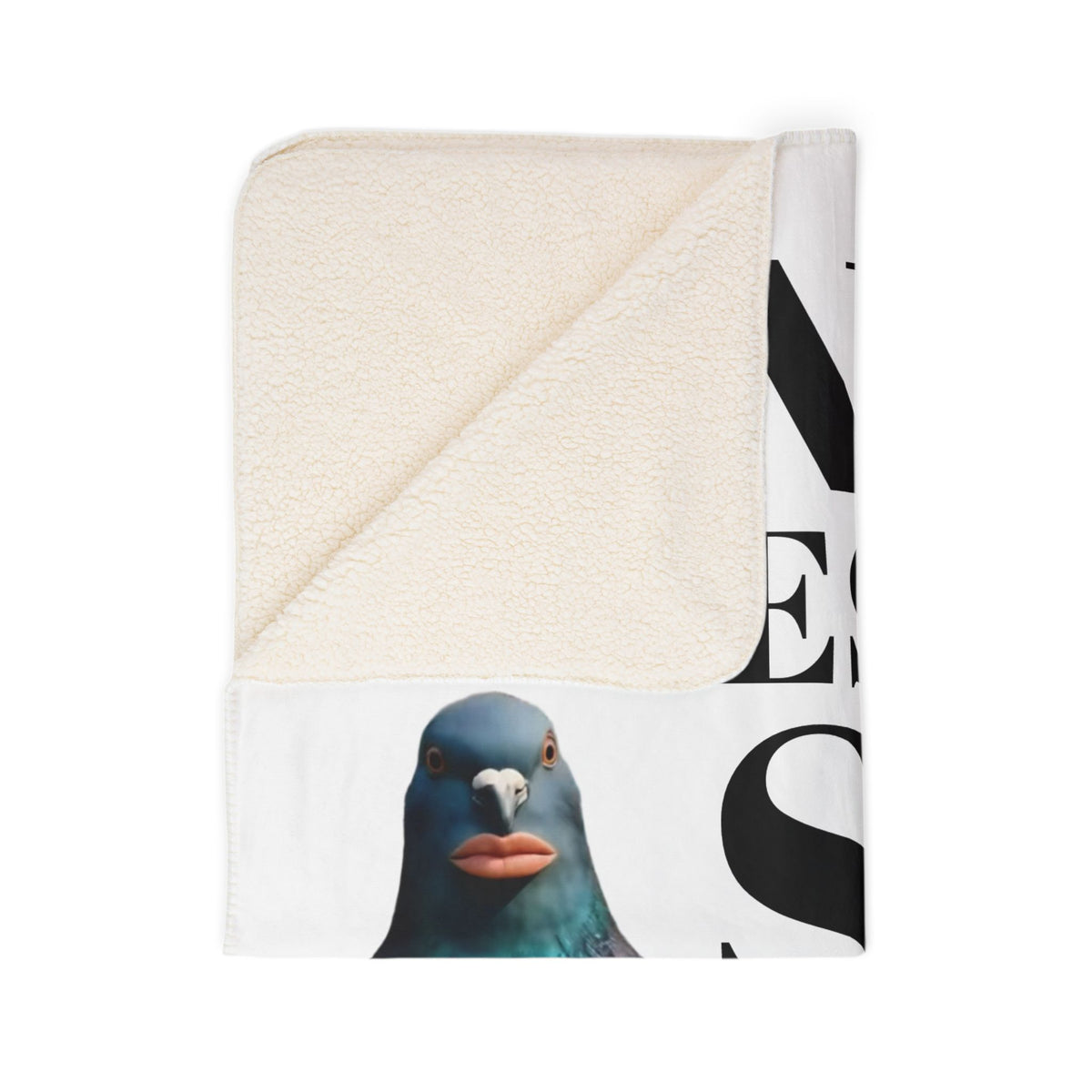 Koc z nadrukiem AhhPigeon